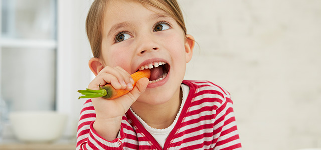 Child Eating Carrot Header Mobile Child Eating Carrot Header Mobile