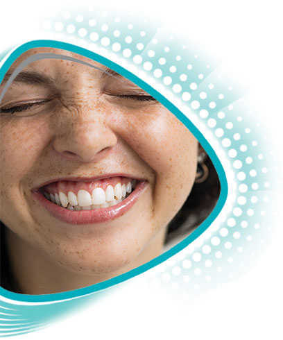 Woman Smiling Eyes Closed Callout Woman Smiling Eyes Closed Callout